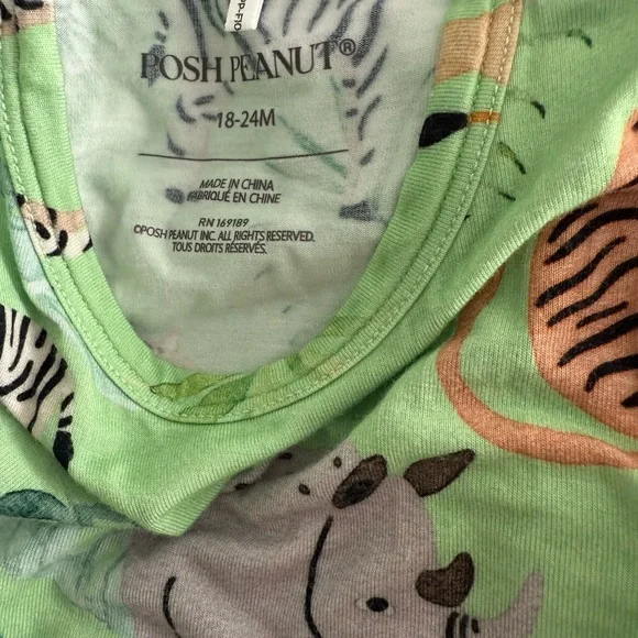 Posh peanut animal print dress 18-24m - Picture 3 of 3